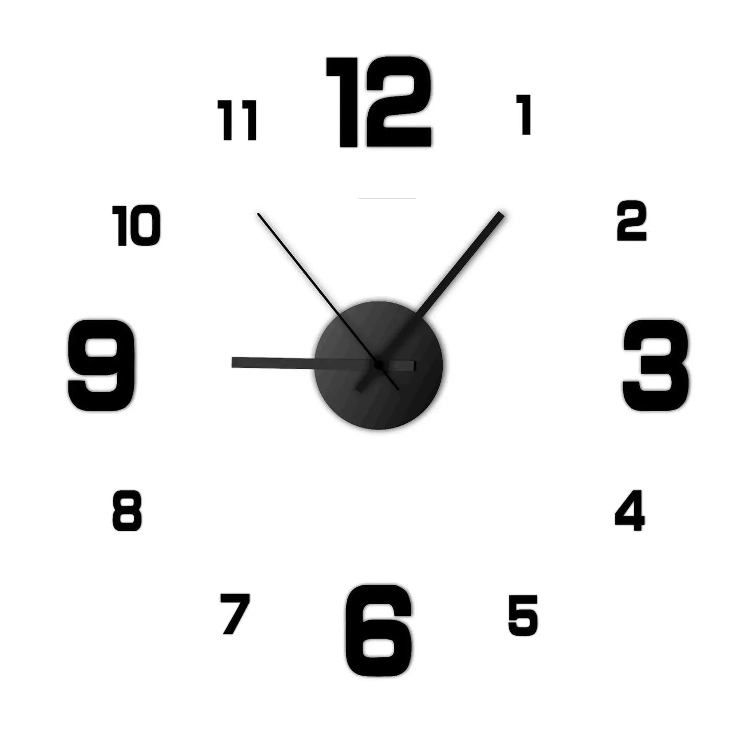 Afinmex™ 3D Wall Decal Decorative Clock