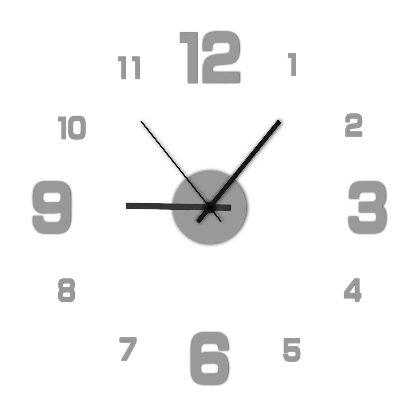 Afinmex™ 3D Wall Decal Decorative Clock
